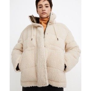 Madewell Cream Puffer Jacket